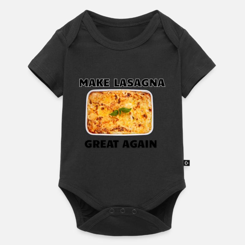 Make Lasagna Great Again - Baby Premium short-sleeve bodysuit - black