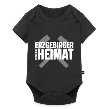 Erzgebirge liebe Heimat - Baby Premium Kurzarmbody - Schwarz - Vorne