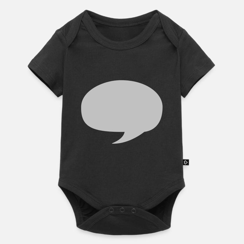 Speech bubble - Baby Premium short-sleeve bodysuit - black