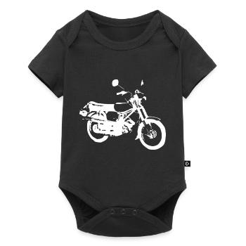 Simson S51 Enduro - Baby Premium Kurzarmbody - Schwarz - Vorne