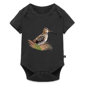 Doppelschnepfe - Baby Premium Kurzarmbody - Schwarz - Vorne
