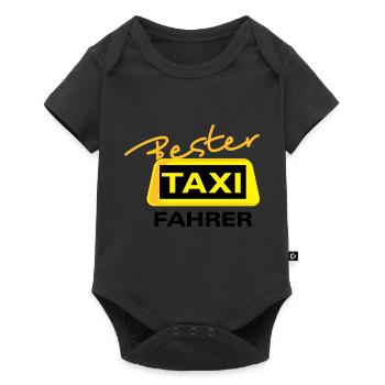 Bester Taxi Fahrer 1 - Baby Premium Kurzarmbody - Schwarz - Vorne