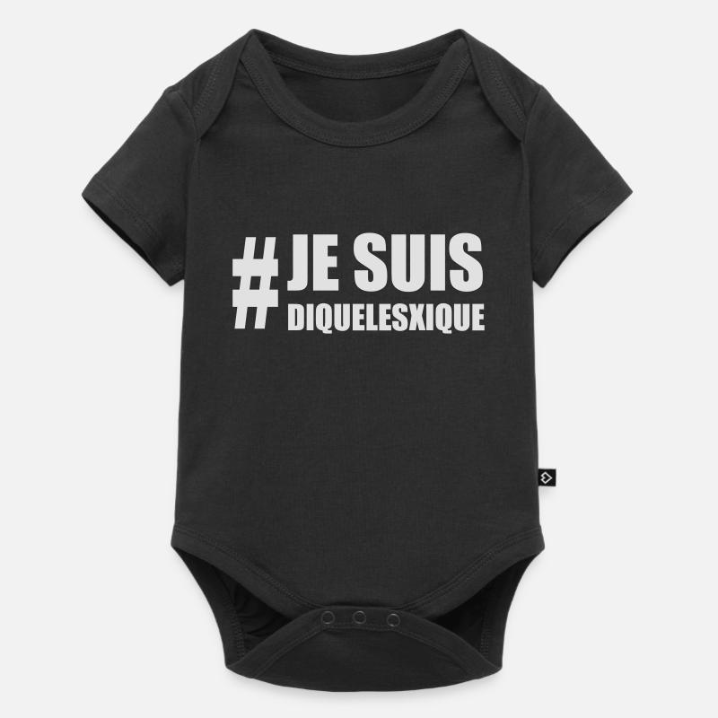 dyslexie - Body à manches courtes Premium Bébé - noir