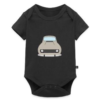 4L beige - Body à manches courtes Premium Bébé - noir - Devant