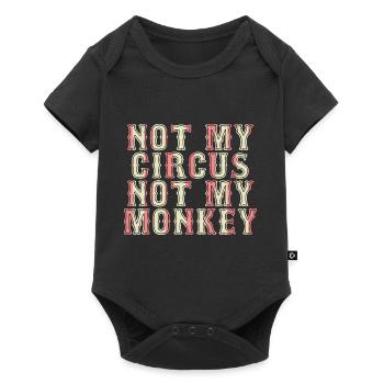 Circus - Clown - Artist - Manege - Gift - Baby Premium short-sleeve bodysuit - black - Front