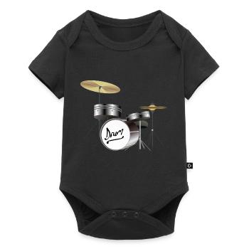 percussion - Baby Premium short-sleeve bodysuit - black - Front
