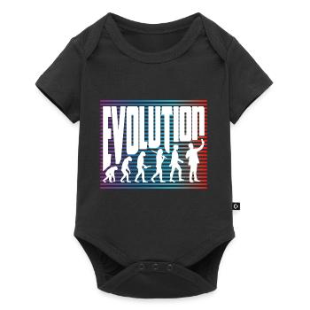Evolution - Baby Premium Kurzarmbody - Schwarz - Vorne
