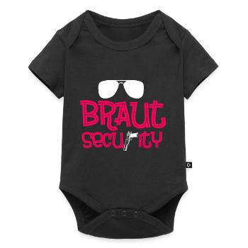 Sécurité de la mariée - Body à manches courtes Premium Bébé - noir - Devant