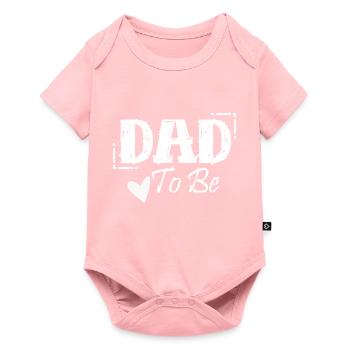 Dad to be for all dads - Baby Premium short-sleeve bodysuit - rose - Front