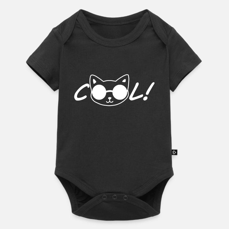 Chat - Body à manches courtes Premium Bébé - noir