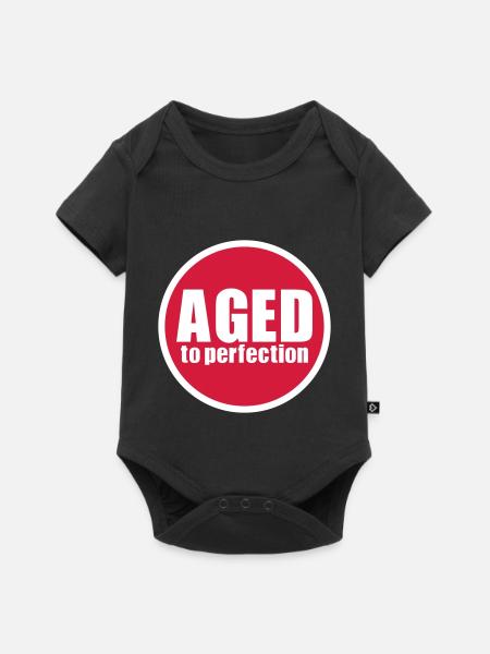 Aged to perfection - Baby Premium Kurzarmbody - Schwarz