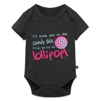 Lollipop - Baby Premium short-sleeve bodysuit - black - Front