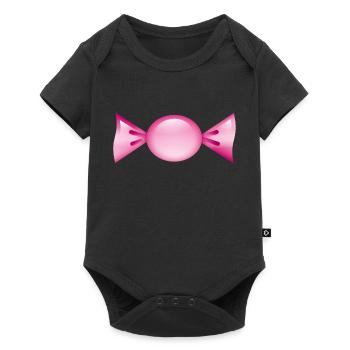 Smiley Candy - Baby Premium short-sleeve bodysuit - black - Front