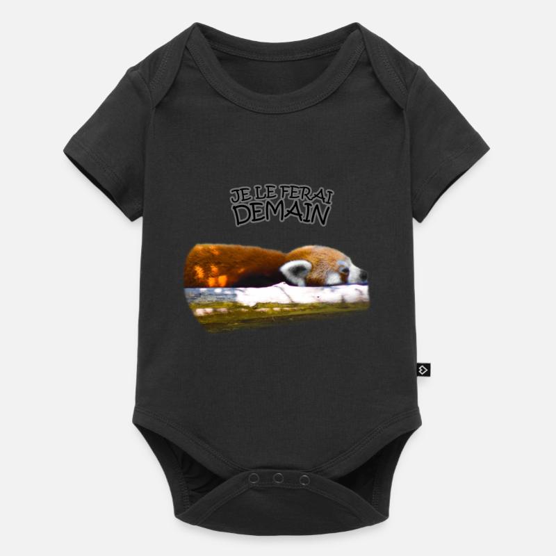 Je le ferai demain - Body à manches courtes Premium Bébé - noir