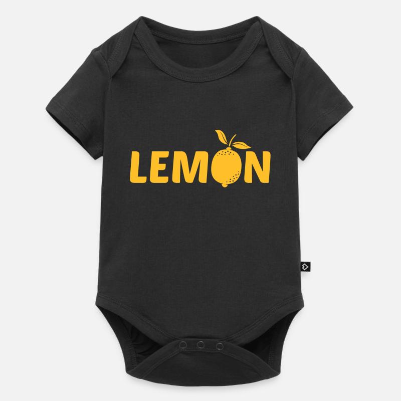 Logo Design CITRON - Body à manches courtes Premium Bébé - noir