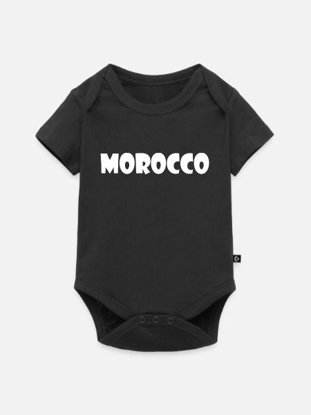 Maroc - Body à manches courtes Premium Bébé - noir