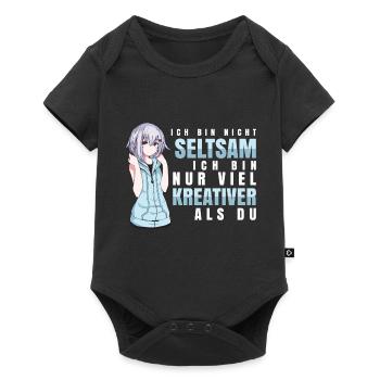 Anime - Kreativer als du - Baby Premium Kurzarmbody - Schwarz - Vorne