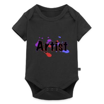 artiste - Body à manches courtes Premium Bébé - noir - Devant