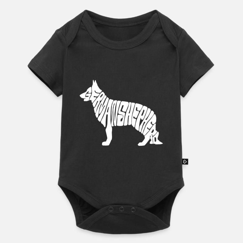 Germanshepherd - Baby Premium short-sleeve bodysuit - black