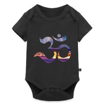 été goa - Body à manches courtes Premium Bébé - noir - Devant