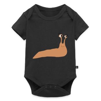 slug - Baby Premium short-sleeve bodysuit - black - Front