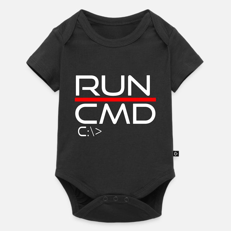 run cmd - Baby Premium short-sleeve bodysuit - black