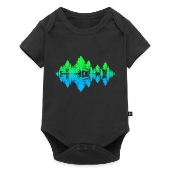 Klang der Natur (Frühling) - Baby Premium Kurzarmbody - Schwarz - Vorne