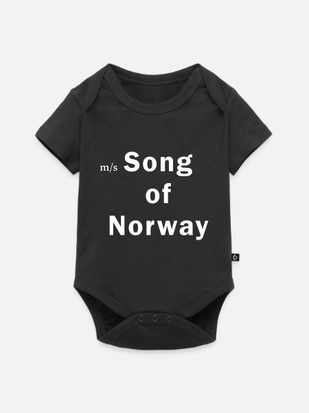 Lied von Norwegen - Baby Premium Kurzarmbody - Schwarz