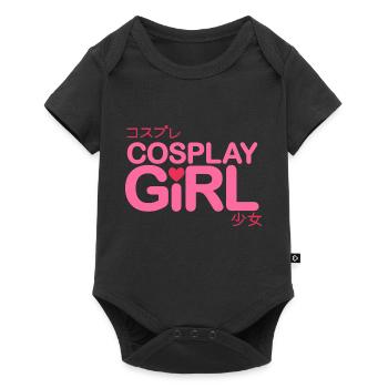 Cosplay Mädchen - Baby Premium Kurzarmbody - Schwarz - Vorne