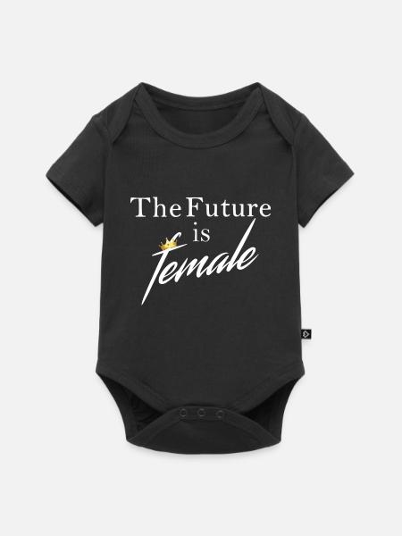 Female Future - Baby Premium Kurzarmbody - Schwarz