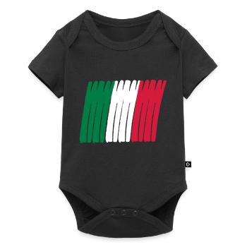 italia banner - Baby Premium short-sleeve bodysuit - black - Front