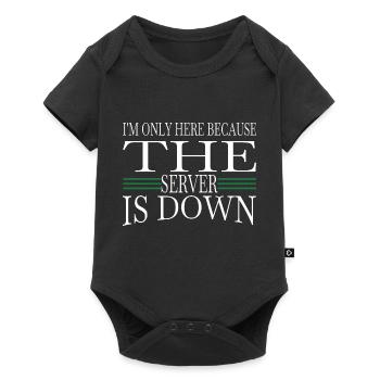 joke coding itler gift dad humor engineer - Baby Premium Kurzarmbody - Schwarz - Vorne