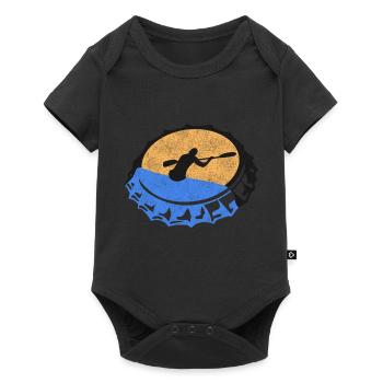 Pagaie - Body à manches courtes Premium Bébé - noir - Devant