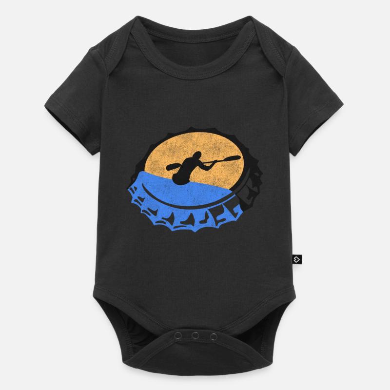 Paddeln - Baby Premium Kurzarmbody - Schwarz