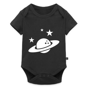 Milky Way Planets - Baby Premium short-sleeve bodysuit - black - Front