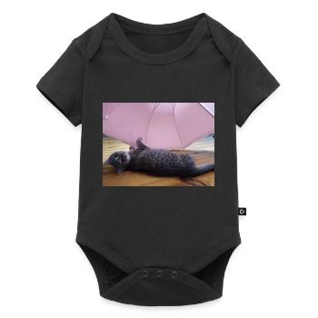 cat, kitten, kitty - Baby Premium short-sleeve bodysuit - black - Front