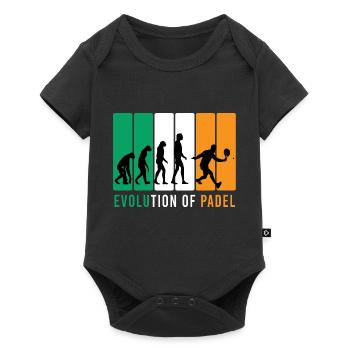 Evolution Padel Design for all paddle - Baby Premium short-sleeve bodysuit - black - Front