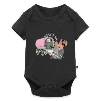 princess,gypsy princes mother and child hand paint - Baby Premium short-sleeve bodysuit - black - Front