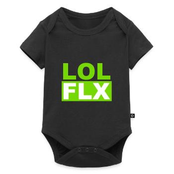LOL FLX - Baby Premium Kurzarmbody - Schwarz - Vorne