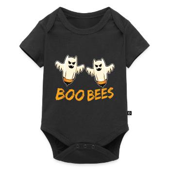 BooBee's Ghost Bees Ghost Halloween Gift - Baby Premium short-sleeve bodysuit - black - Front