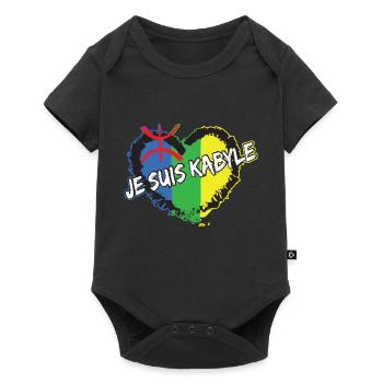 JE SUIS KABYLE - Body à manches courtes Premium Bébé - noir - Devant