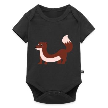 Weasel - Baby Premium short-sleeve bodysuit - black - Front