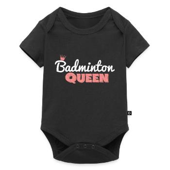 Federball / Badminton Queen - Body à manches courtes Premium Bébé - noir - Devant