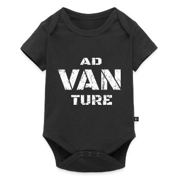 Advanture - AD VAN TURE - Adventure - Camper - Body à manches courtes Premium Bébé - noir - Devant