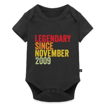 13th birthday 13 years November 2009 - Baby Premium short-sleeve bodysuit - black - Front