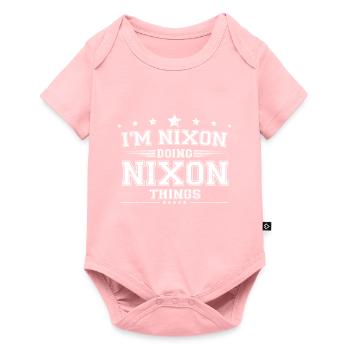 Nixon - Body à manches courtes Premium Bébé - rose - Devant