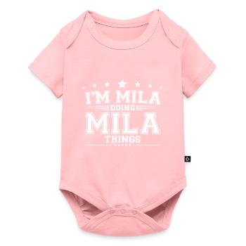 Mila - Body à manches courtes Premium Bébé - rose - Devant