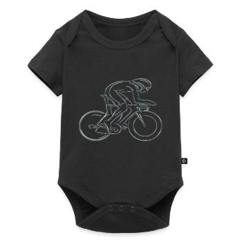 Bicycling bike adrenaline bike cycling - Baby Premium short-sleeve bodysuit - black - Front