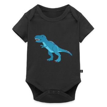 Tyrannosaure rex - Body à manches courtes Premium Bébé - noir - Devant