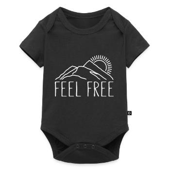 Feel Free - Baby Premium short-sleeve bodysuit - black - Front